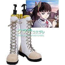 鬼滅の刃　栗花落カナヲ　コスプレ　コスチューム　イベント　仮装　ブーツ Amazon.co.jp: 栗花落カナヲ コスプレ ブーツ 鬼滅の刃 コスプレ